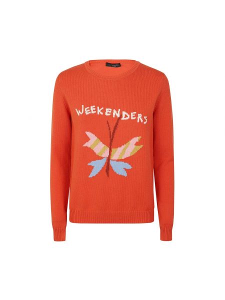 Pullover Weekend rot
