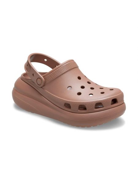 Sandalias con plataforma Crocs beige