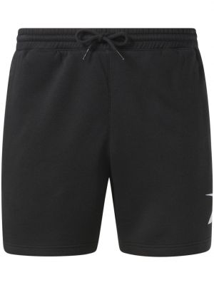 Shorts de sport à imprimé Reebok noir