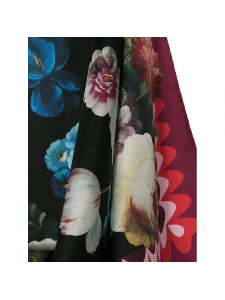 Pañuelo de seda de flores con estampado Dolce & Gabbana
