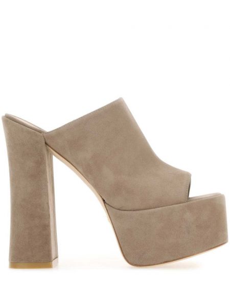 Mule terlik Stuart Weitzman gri