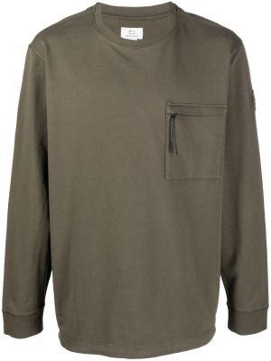 Sweatshirt med fickor Woolrich grön