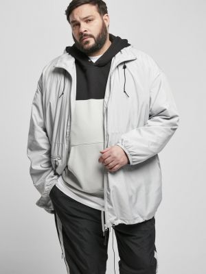 Oversized prehodna jakna Urban Classics siva