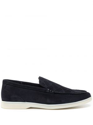 Slip-on ruskind loafers Kurt Geiger London blå