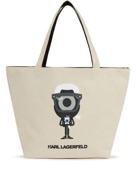 Oboustranná shopper kabelka Karl Lagerfeld