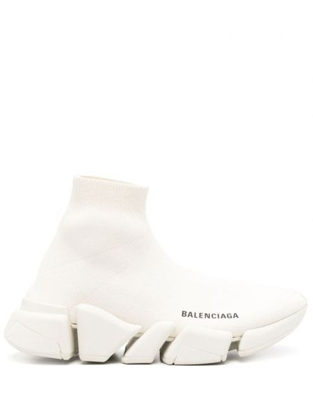 Sneakerși chunky Balenciaga Speed alb