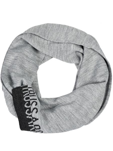 Сірий шарф Trussardi Jeans
