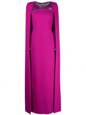 Křišťálové večerní šaty Jenny Packham fialové