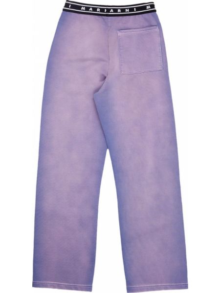 Спортивные штаны Marni фиолетовые