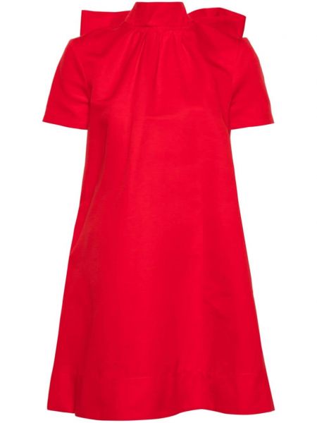 Мини рокля Staud червено