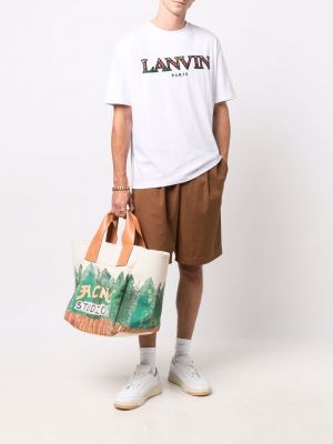 Camiseta con estampado Lanvin blanco