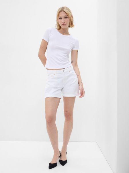 Pantaloni scurți Gap alb