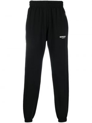 Pantalon de joggings à imprimé Represent noir