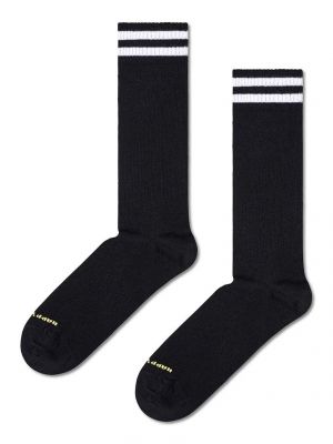 Černé ponožky Happy Socks