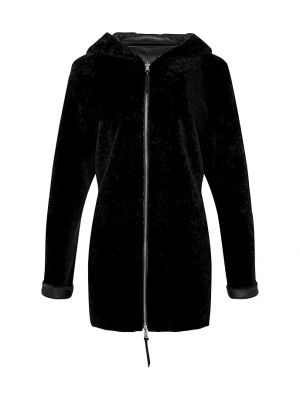 Шерстяная двусторонняя куртка Gorski черная