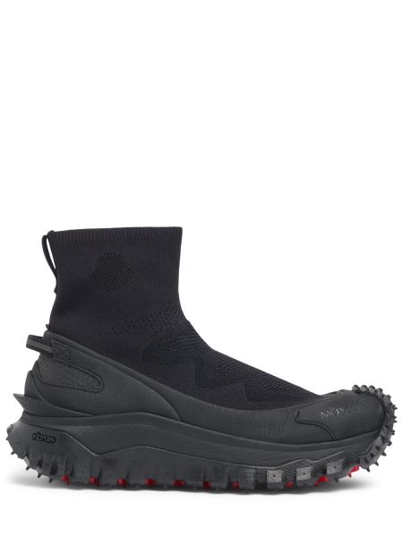 Sneakers i nylon Moncler svart