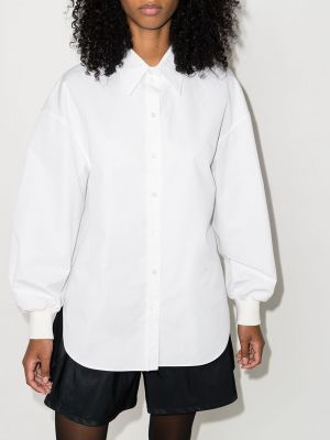 Camisa con mangas globo Alexander Mcqueen blanco