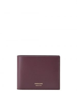 Kožená peněženka Ferragamo červená