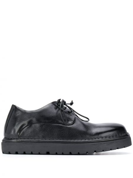 Nėriniuotos oksfordo batai su raišteliais Marsell juoda