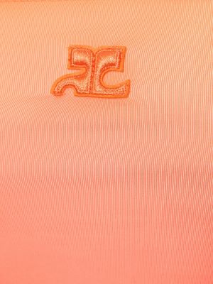 Színátmenetes jersey melltartó Courreges narancsszínű