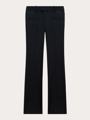 Pantalones de lana Courrèges negro