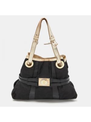 Nylon shopper handtasche Versace Pre-owned schwarz