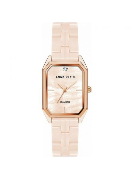 Розовые часы из розового золота Anne Klein