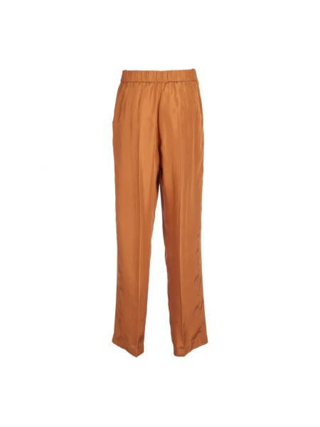 Pantalones de cintura alta Forte Forte marrón