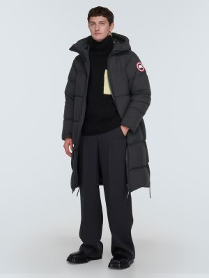 Пухено палто Canada Goose черно