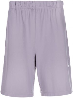 Pantaloni scurți cu imagine Off Duty violet