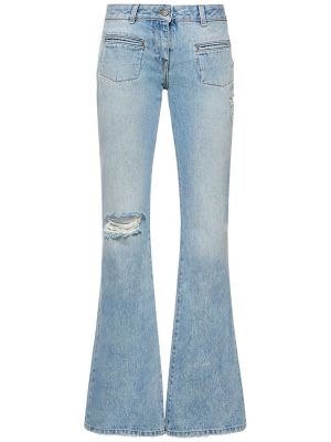 Jeans bootcut taille basse large Palm Angels