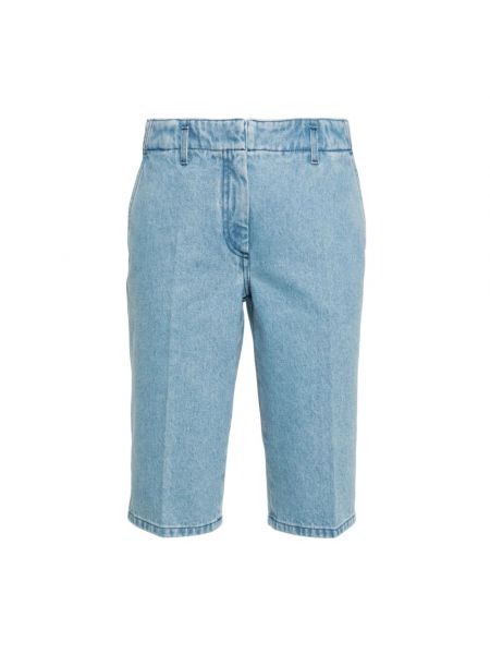 Szorty jeansowe Dries Van Noten niebieskie