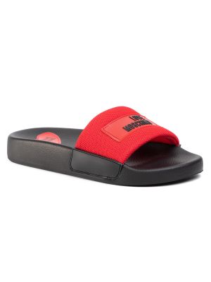 Pantolette Love Moschino rot