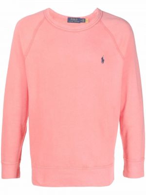 Brodert sweatshirt Polo Ralph Lauren rosa