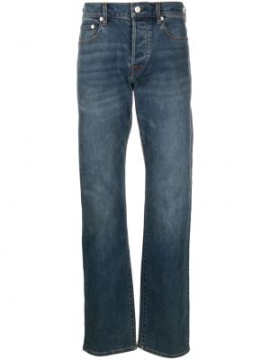 Bavlnené džínsy s rovným strihom Ps Paul Smith modrá
