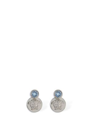 Kolczyki z kryształkami Versace srebrne