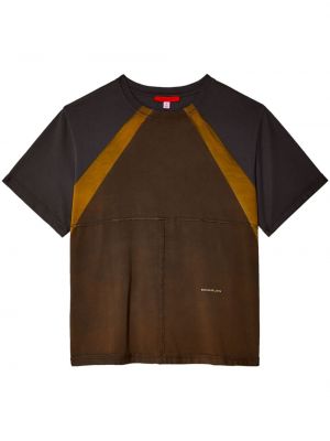 Raštuotas marškinėliai Eckhaus Latta ruda