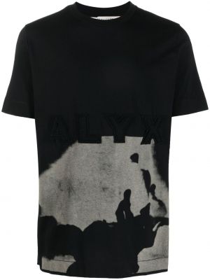 T-shirt brodé à imprimé 1017 Alyx 9sm noir