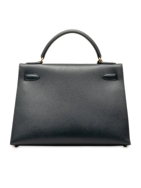 Bolso satchel de cuero retro Hermès Vintage negro