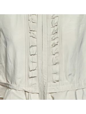 Chaqueta de algodón Valentino Vintage beige