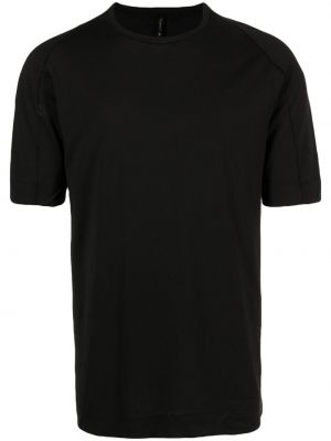Тениска с кръгло деколте Transit черно