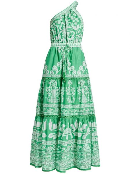 Φλοράλ φόρεμα με έναν ώμο με σχέδιο Farm Rio