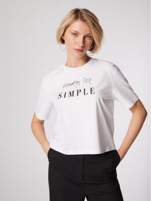 Biała koszulka Simple