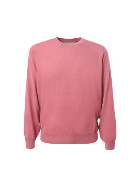 Sweatshirt mit rüschen mit rundem ausschnitt Brunello Cucinelli pink