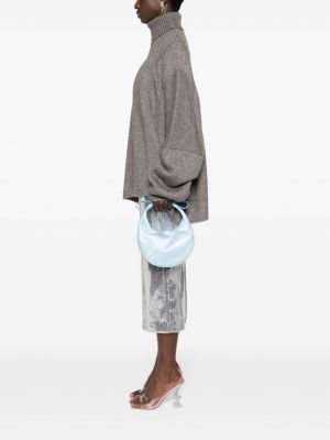 Satin shopper handtasche mit schleife Mach & Mach