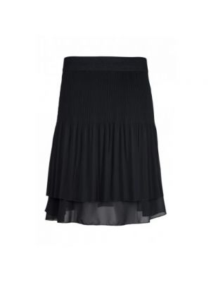 Falda midi 2-biz negro