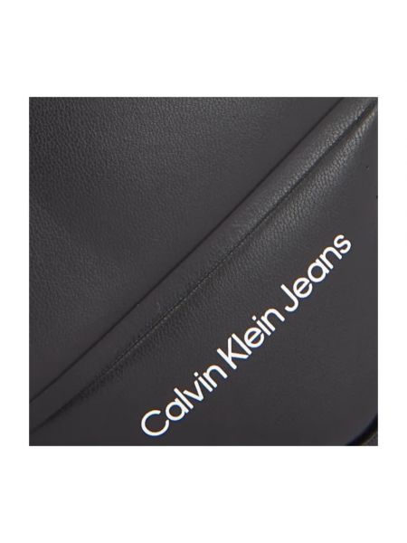 Body de cuero acolchado Calvin Klein negro