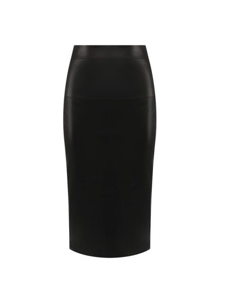 Кожаная карандаш юбка Tom Ford, черная