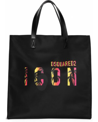Nákupná taška Dsquared2 čierna