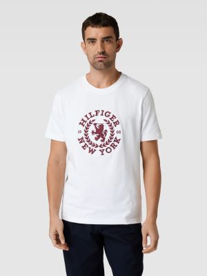 Koszulka bawełniana Tommy Hilfiger biała